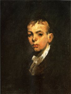 ಹುಡುಗನ ಭಾವಚಿತ್ರ, c.1905 ಟರ್ಕ್ by George Wesley Bellows